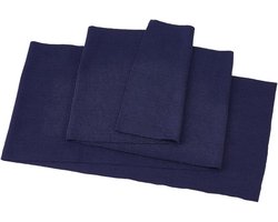 1.3M Blauwe rib breistof Geribde katoen door de tuin Biezen Ribben Kraag Gebreide Manchetten Zoomreparatie Afwerking Tailleband Stoffen Afwerkingsmateriaal Voorraad voor naaien Wereld Rand K
