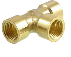 1/4" PT Vrouwelijke draad 3 Manieren Tee Koppeling Buis Fittings Tee Union