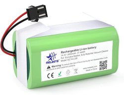 14.4V 2600mAh Li-ion accu voor o.m. Ecovacs Deebot N79, N79S, DN622, Eufy RoboVac 11, 11S, 30, 35C, en Conga Excellence 990, 950, 1090 (KIJK LIJST NA VÓÓR BESTELLING)