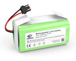 14.4V 3500mAh Li-ion accu voor o.m. Ecovacs Deebot N79, N79S, DN622, Eufy RoboVac 11, 11S, 30, 35C, en Conga Excellence 990, 950, 1090