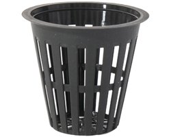 15-delige plastic hydrocultuur plantmand - Zwart
