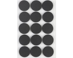 15 Stuks Antislip Rubberen Voetjes - Bescherming voor Meubels - Zwart - Zelfklevend - Perfect voor Kasten en Apparaten - Voorkom Krassen