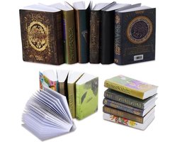 15 stuks Mini Boeken voor Miniatuur Boekenkast - Poppenhuis Accessoires die Geopend Kunnen Worden om de Pagina te Draaien - Multicolor