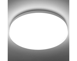 15 W led-plafondlamp - IP54 waterdicht - 5000 K - 1500 lm - badkamerlamp - ronde badlamp - plafondverlichting - ideaal voor badkamer - slaapkamer - hal - keuken - woonkamer - balkon - koudwit - diameter 22