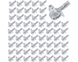 150 Stuks Plankdragers van Legering, Compatibel met IKEA Billy Boekenkast en Vervangaccessoires voor Boekenkast en Kast