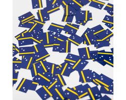 150 stuks Tafel confetti papier Curaçao - Hapjes Cocktail Tapas Zomer Terras EK WK Voetbal Decoratie Tafelconfetti
