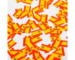 150 stuks Tafel confetti papier Spanje - Hapjes Cocktail Tapas Zomer Terras EK WK Voetbal Decoratie Tafelconfetti