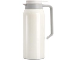 1500 ml roestvrijstalen thermische karaf, dubbelwandige vacuüm koffiekaraf, warmtehoudende geïsoleerde waterkan voor thuis, kantoor, buiten en restaurant