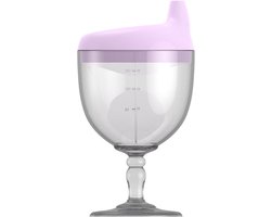 150ML - Baby Beker - Party Cup - Baby Plastic Beker met deksel - Feestbeker - Paars