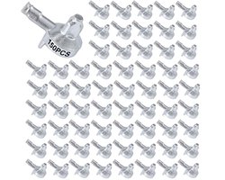 150st Plankdragers, Legering Plankdragerpennen Compatibel met IKEA Billy Boekenkast 131372 Onderdeel voor Kast Boekenplankdragers Vervangende Accessoires