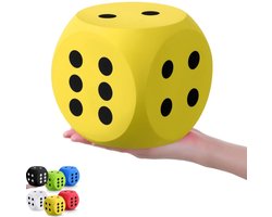 15cm Grote Gele Schuim Dobbelsteen - PU Elastisch Materiaal - Activiteit Speelgoed & Decoratie - Educatief Kinderspeelgoed