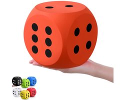 15cm Grote Oranje Schuim Dobbelsteen - PU Elastisch Materiaal - Activiteit Speelgoed & Decoratie - Educatief Kinderspeelgoed