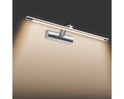 15W Warmwit LED Spiegellas Bad 55cm 1050LM Spiegellas Badlamp Kledingkastverlichting Muurverlichting Schminktafellamp Badkamerlamp Spiegellicht IP44 Waterdicht