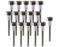 16 - delige set LED - Solar - Tuinverlichting Tuinlampen