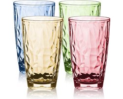 16 oz Plastic Tumblers Drinkglazen, Clear Acryl Drinkbekers Wijnglazen Drank Cups Tumbler voor Poolside Party, Outdoor & Indoor, Stapelbaar, vaatwasmachinebestendig, gemakkelijk schoon te maken, grote capaciteit