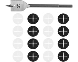 16 Pcs Office Cable Grommet - Rubber Cable Holes with 1 Wick - Kabeldoorvoeren voor Kantoor en TV Meubel - Mobiele Telefoon Display Case