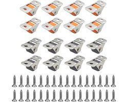 16 Stille Lineaire Wielen En 32 Schroeven, Sterke Dragende Meubelrollen, Rubberen Directionele Katrollen, Meubelaccessoires, Geschikt Voor Laden, Nachtkastjes, Babybedjes.