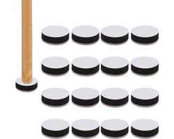 16 stuks - 6*1.65 cm - tafelpoot verhogers - meubelpoot kussens - EVA- en viltmaterialen - voetkussentjes voor stoelen - zelfklevende meubelverhogers - tafelpoot kussens - verstelbare tafelhoogtes - crashpads - multifunctionele beschermpad