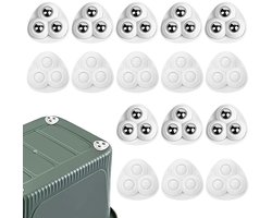 16 Stuks Meubelverhuiskogels, 360 Graden Draaibare Zwenkwielen, Zelfklevende Casters voor Meubels, Kast en Bank Verhuizing