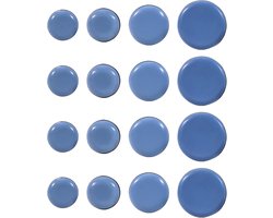 16 stuks Teflon-stoelglijders - zelfklevend - 19 mm - meubelglijders voor zware meubels - geschikt voor eettafels - bureaustoelen - huishoudelijke meubels