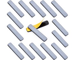 16 stuks Zelfklevende meubelglijders - Teflon Meubelglijders - Viltjes - Vloerglijders - Makkelijk Verplaatsen van Meubels - Bescherming van Vloer en Meubel - Stoelpootdoppen - Kunststof - voor tapijt en harde houten vloeren