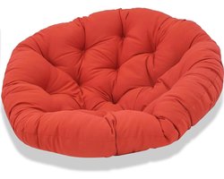 160 cm Rond Waterdicht Kussen voor Outdoor Tuinstoel Patio Loveseat Rotan Balkon Zitkussen Rood Decoratief Kussen voor Lounge Bank & Stoel