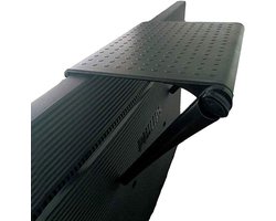 16.2×11.2cm-zwart-Schermrek-Creatief multifunctioneel opbergrek-Verstelbare steunhoek-Opbergrek-geschikt voor thuis en op kantoor-Roestbestendig - Sterk