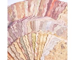 168 Sheets Scrapbook Paper - 6 Styles Embossed Textured Printed Rice Paper - Handmade Craft Special Papers Mix Decoupage Sheets voor Scrapbooking - Junk Journaling - Art Card Making - DIY