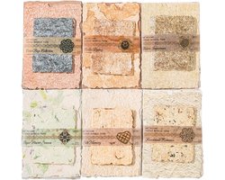 168 Stukken Scrapbooking Papier - Decoratief Scrapbook Papier - Decoupage Decoratief Papier - Decoratief Papier voor Planten en Dieren - Scrapbooking Papier Set - DIY Journaling Kit Material (6 Stijlen)