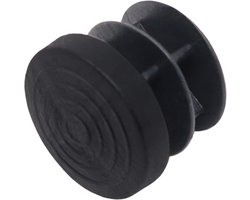 16x Ronde Zwarte Stoeldoppen voor Buisstoelen - Ø 20 mm - Vloerglijders voor Parket en Tegels