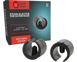 16x Stoelglijders voor Stalen Buisstoelen Ø 22-26 mm | Beschermt Vloeren