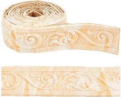 17,8 cm x 4,9 cm kroonlijst schil en stok flexibele schuimrand vervagen kleur zelfklevend behang grens 3D kleverige decoratieve muur randen schuim plint spiegel grens hotel doe-het-zelf decor - flexibele kroonlijsten - zelfklevend behang