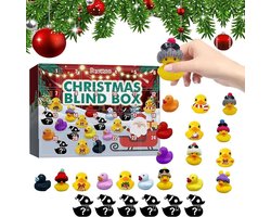 18-delige Rubber Eend Adventskalender 2026 – Upgraded Kerst Countdown Kalender met Schattige Bad Eendjes & Accessoires – Verrassingsspeelgoed voor Kinderen, Badkamer, Verjaardagen & Feestdecoratie