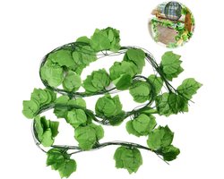 1,8 meter kunstslingers groene bladeren hangende plant hangende plant decoratie voor tafeldecoratie schoorsteenmantel bruiloft boog achtergrond decoratie
