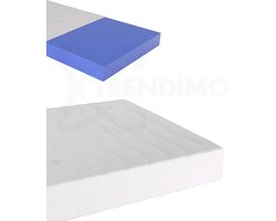 180 x 200 Topmatras Orthopedisch Luxe Topper Koudschuim 180x200 - Hybride 12cm dik - Bamboo Tijk Extra Ventilerend Gemiddeld
