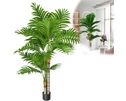 180cm Kunstpalmen Realistische Kunstplant Fake Plant Voor Kamer Woonkamer Balkon Badkamer Onderhoudsvriendelijk Duurzaam Kunstboom Beukenhout Kunstplanten