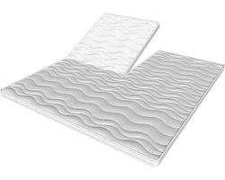 180x200 Topper - Dekmatras Met Split Traagschuim Nasa c.a. 6 cm dik