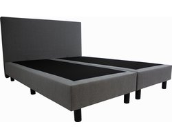 180x210 Hotel boxspring grijs