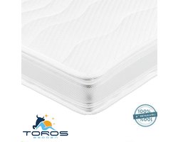 180x210 Topper Topdek Luxe Bamboo - 4D XL HR 45 Koudschuim Topmatras - 11 cm dik