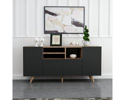 18mm Woody Fashion Console | Walnoot Zwart