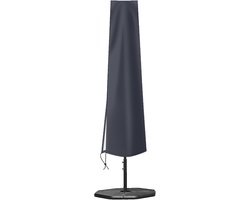 190*50*30 cm - Parasolhoes - 210D Oxford stof - waterdicht - tuinaccessoires - hoes tuinmeubelen - stofkap - met rits - voor tuinparasols van 2,7 tot 3,6 meter - zwart