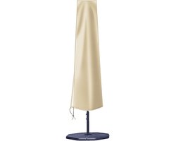 190*50*30 cm - Parasolhoes - 210D Oxford stof - waterdicht - tuinaccessoires - hoes tuinmeubelen - stofkap - met rits - voor tuinparasols van 2,7 tot 3,6 meter - khaki