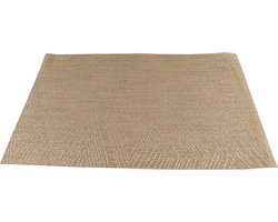 1x Placemats/onderleggers goud 30 x 45 cm - Tafel dekken - Gouden tafeldecoratie