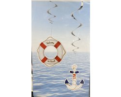 2 Decoratieswirls Navy