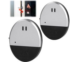 2-delige deur - en raamalarmset - Alarmsysteem voor Deur en Raam - 130dB - raamalarm - Draadloos anti-inbraakalarm - Inbraak in huis - Inbraakbeveiliging met Sensor - Zelfklevend - geschikt voor thuis, kantoor, slaapzaal, camper