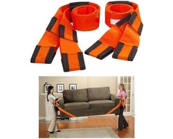 2-delige hefgordel draaghulp en draagriem voor meubels en verhuizing.