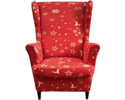 2-Delige Stoelovertrek voor Oorfauteuil - Elastische Beschermhoes