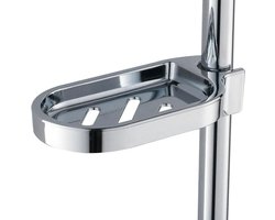 2-delige zeephouder, zeepbakje, wandmontage, douchecabine, badkamer