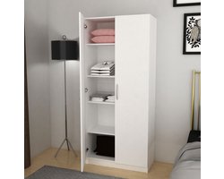 2 deurs linnenkast  EDEN 80cm wit
