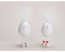 2-dlg set Grappige Eieren